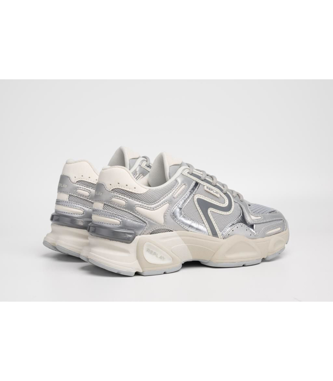 ボリュームハイテクスニーカー 詳細画像 シルバー 2